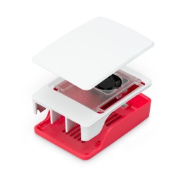 1 pcs : SC1159 - RASPBERRY PI 5 CASE RED/WHITE