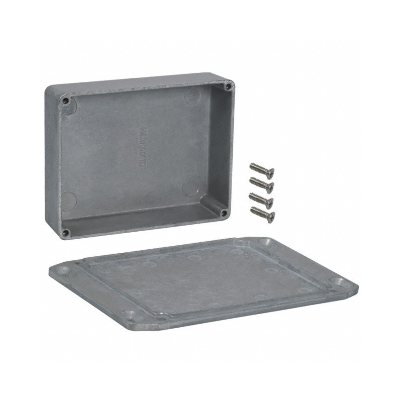 1 pcs : 1590BBFL - BOX ALUM UNPTD 4.71'L X 3.7'W