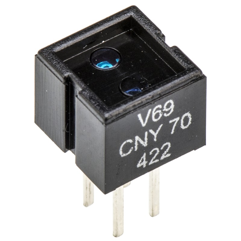 5 pcs - CNY70 Vishay, Through Hole Reflective Optical Sensor, Phototransistor Output