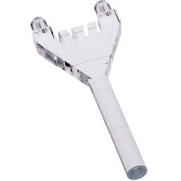 5 pcs - 1294.1002 MENTOR, PCB Mounted LED Light Pipe, Clear Round Lens