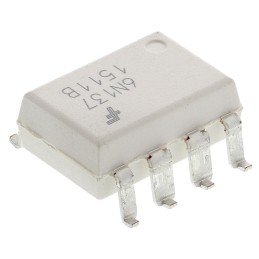 5 pcs - onsemi, 6N137SM DC Input Logic Gate Output Optocoupler, Surface Mount, 8-Pin DIP