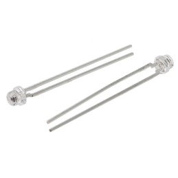 5 pcs - SFH 3310 ams OSRAM, 150 ° Full Spectrum Phototransistor, Through Hole 2-Pin 3mm (T-1) package