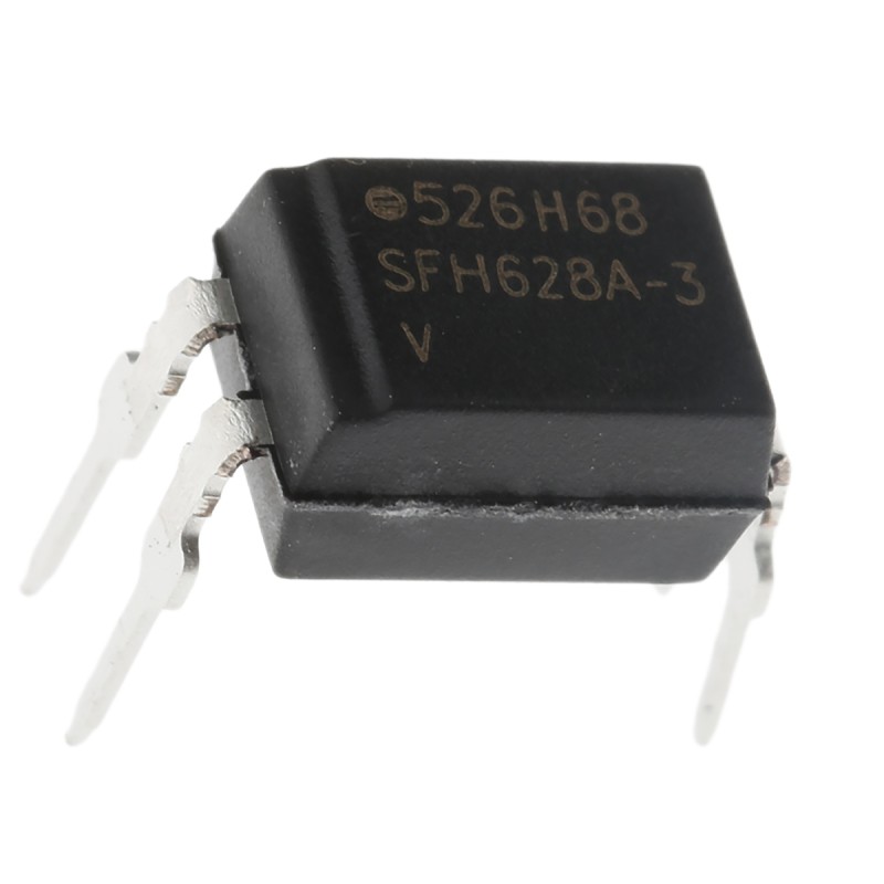 5 pcs - Vishay, SFH628A-3 AC Input Transistor Output Optocoupler, Through Hole, 4-Pin PDIP