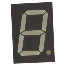 5 pcs - TDSO5150 Vishay 7-Segment LED Display, CA Red-Orange 5 mcd RH DP 13mm