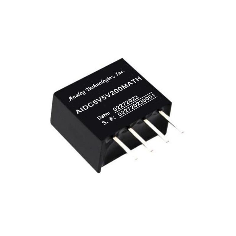 1 pcs : AIDC5V5V200MATH - ISOLATED 1W DC-DC CONVERTER