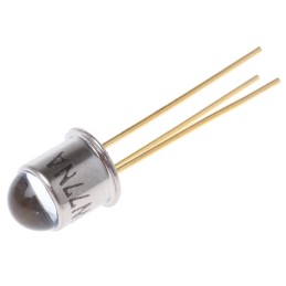 5 pcs - BPW77NA Vishay, ±10 ° IR + Visible Light Phototransistor, Through Hole 3-Pin TO-18 package