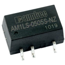 1 pcs : AM1LS-0524DH30-NZ - DC DC CONVERTER +/-24V 1W