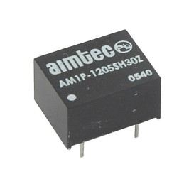 1 pcs : AM1P-0324SZ - DC DC CONVERTER 24V 1W