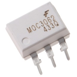 5 pcs - onsemi, MOC3062M Triac Output Optocoupler, Through Hole, 6-Pin PDIP