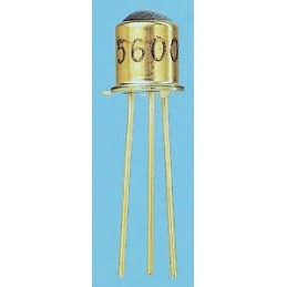 5 pcs - BPY 62-4 ams OSRAM, 16 ° IR + Visible Light Phototransistor, Through Hole 3-Pin TO-18 package