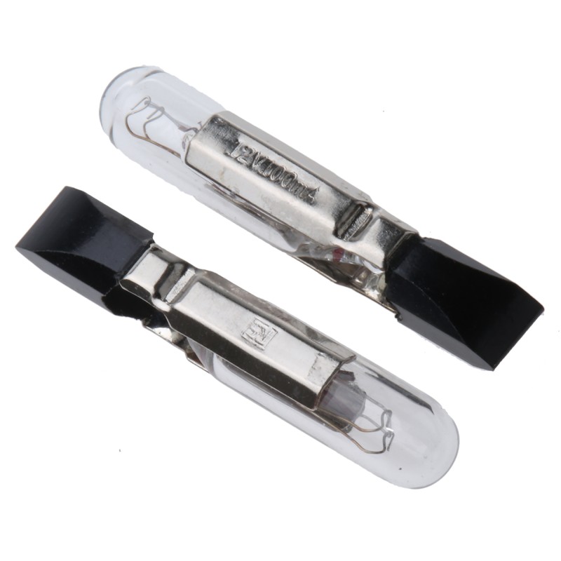 5 pcs - RS PRO Telephone Slide Indicator Light, Clear, 12 V, 100 mA, 5000h