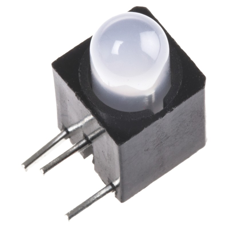 5 pcs - Dialight 550-3505, Green & Red Right Angle PCB LED Indicator, 2 LEDs, Through Hole 2.1 V, 2.3 V