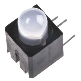 5 pcs - Dialight 550-3505, Green & Red Right Angle PCB LED Indicator, 2 LEDs, Through Hole 2.1 V, 2.3 V