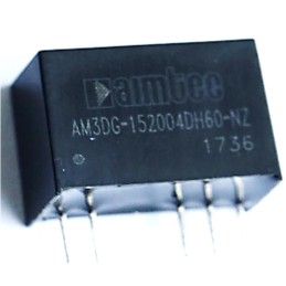 1 pcs : AM3DG-121508DH30-NZ - DC DC CONVERTER 15V -8V 3W