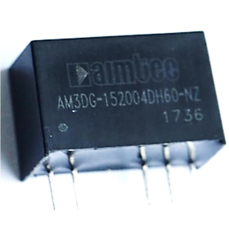 1 pcs : AM3DG-121508DH30-NZ - DC DC CONVERTER 15V -8V 3W