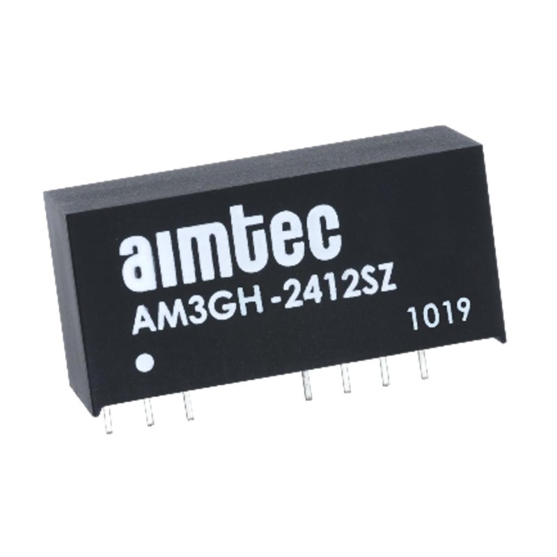 1 pcs : AM3GH-2412SZ - DC DC CONVERTER 12V 3W