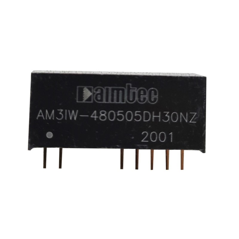 1 pcs : AM3IW-480505DH30NZ - DC DC CONVERTER 2X5V 3W