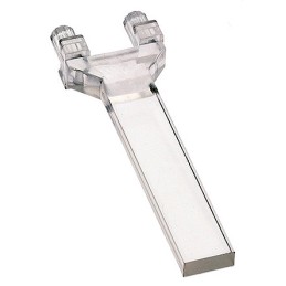 5 pcs - 1274.1021 MENTOR, PCB Mounted LED Light Pipe, Clear Rectangle Lens