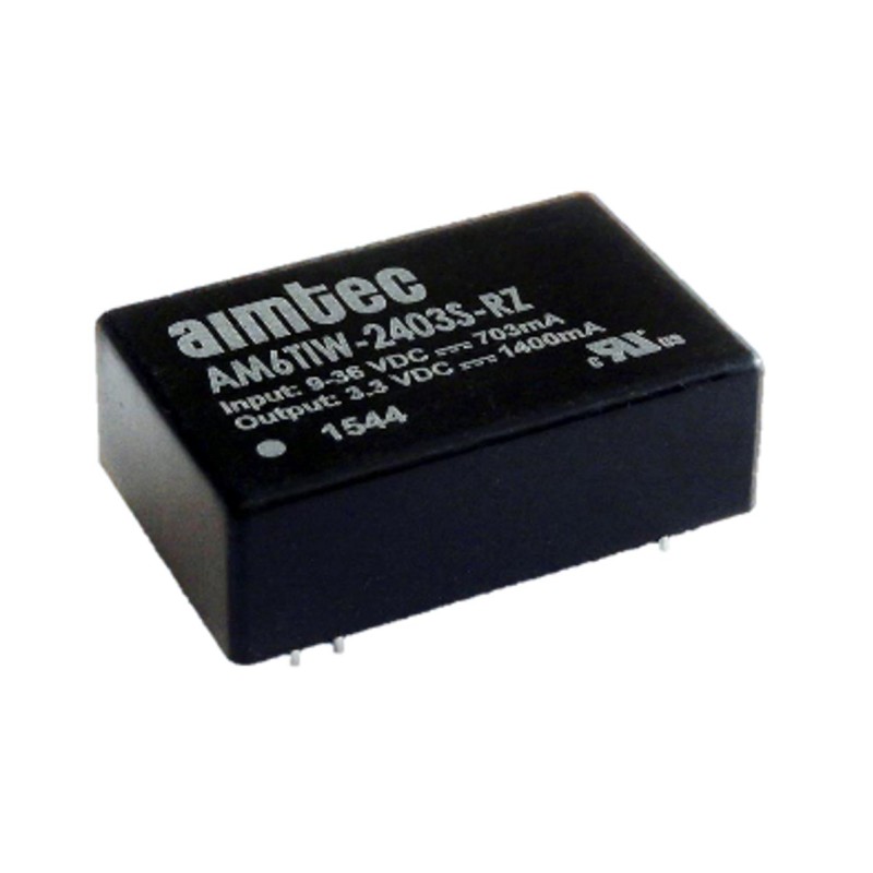 1 pcs : AM6TIW-2415S-RZ - DC DC CONVERTER 15V 6W