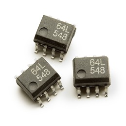 5 pcs - Broadcom, ACPL-064L-500E AC/DC Input CMOS Output Dual Optocoupler, Surface Mount, 8-Pin SO