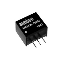 1 pcs : AMSRW-7812Z - DC DC CONVERTER 12V 6W