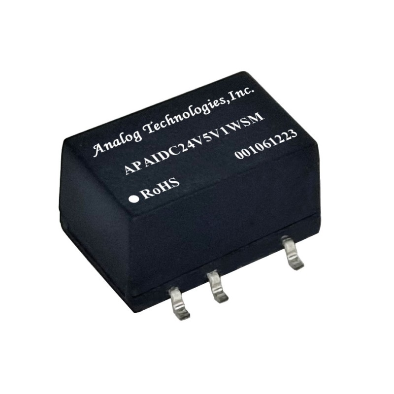 1 pcs : APAIDC24V5V1WSM - ISOLATED 1W DC-DC CONVERTER