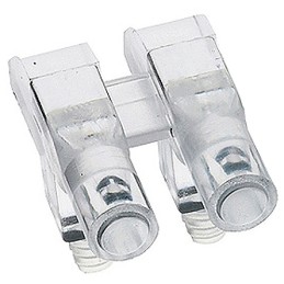 5 pcs - 1271.1002 MENTOR, PCB Mounted 2-Way Right Angle LED Light Pipe, Clear Round Lens