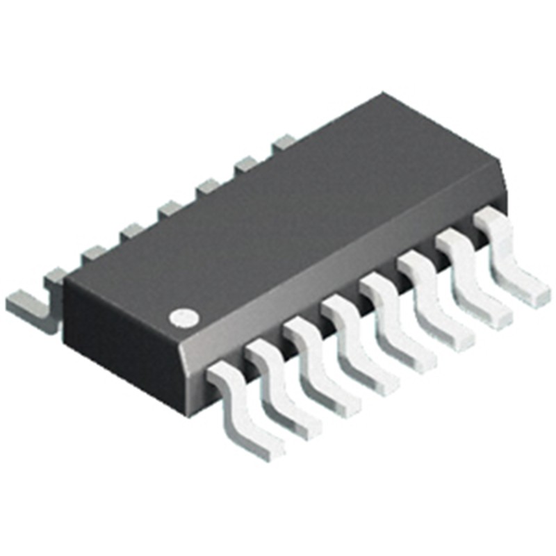 5 pcs - Isocom, IS2801-4 DC Input NPN Phototransistor Output Quad Optocoupler, Surface Mount, 16-Pin SMD