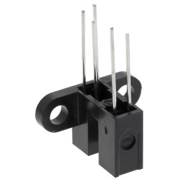 5 pcs - GP1A51HRJ00F Sharp, Screw Mount Slotted Optical Switch, Photologic, Pull Up Output