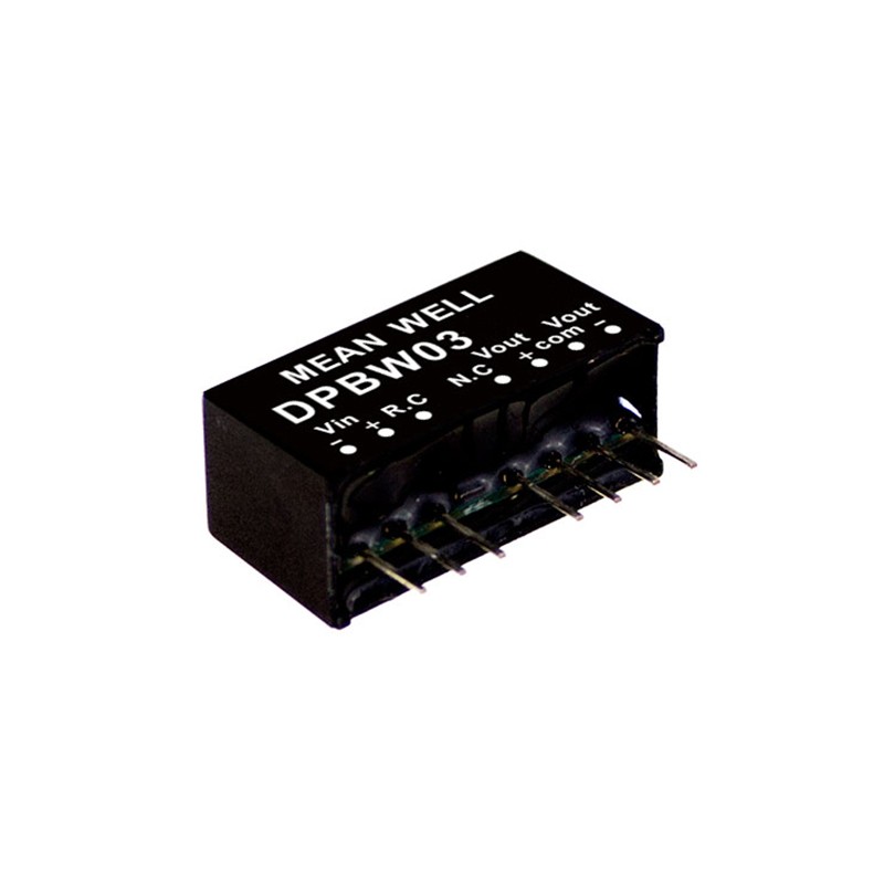 1 pcs : DPBW03F-12 - DC DC CONVERTER +/-12V 3W