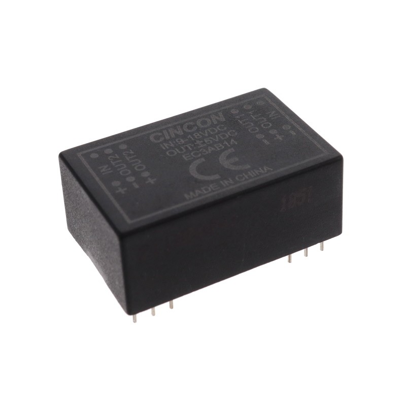 1 pcs : EC3AB14 - DC DC CONVERTER +/-5V 3W