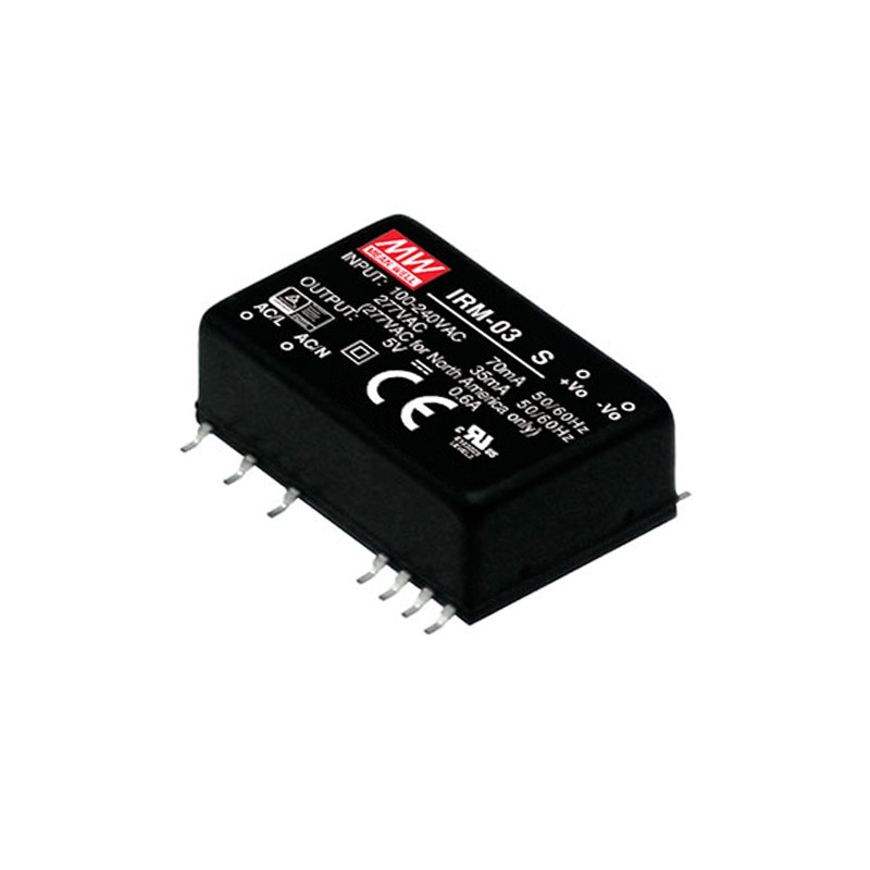 1 pcs : IRM-03-5S - AC/DC CONVERTER 5V 3W