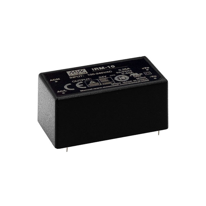 1 pcs : IRM-10-24 - AC/DC CONVERTER 24V 10W