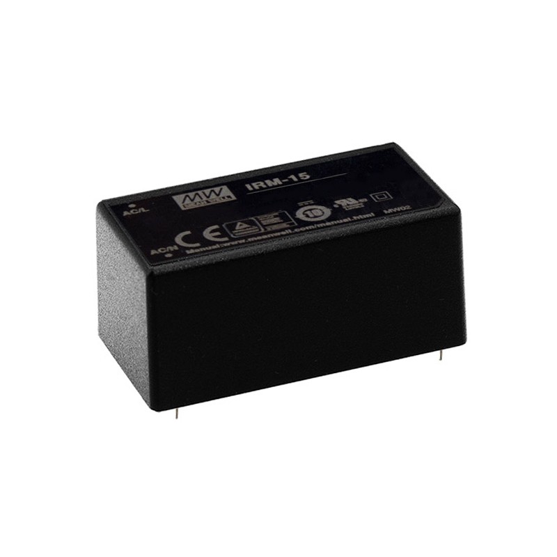 1 pcs : IRM-15-15 - AC/DC CONVERTER 15V 15W
