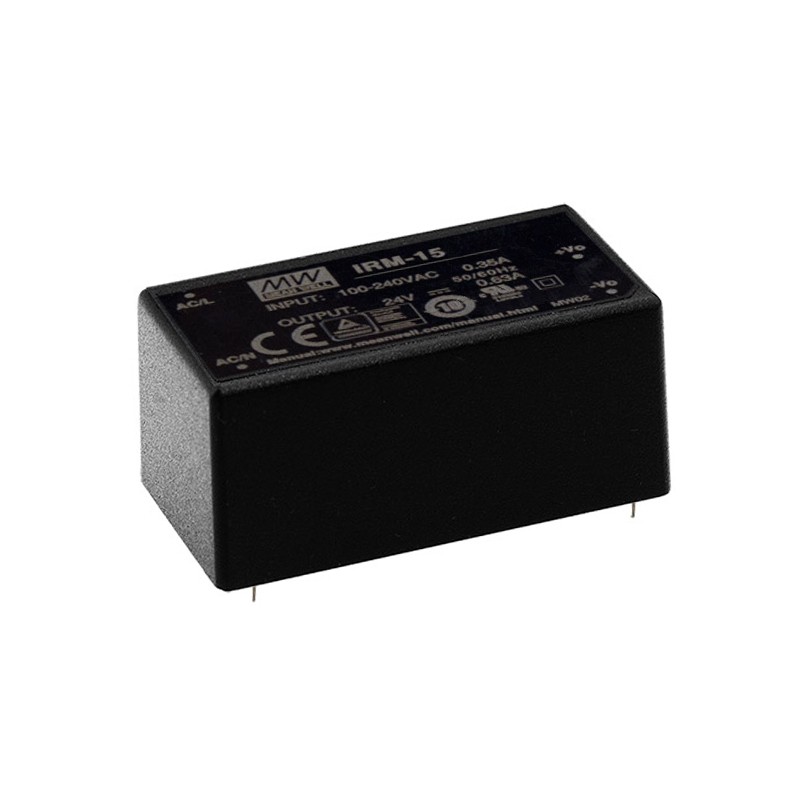 1 pcs : IRM-15-24 - AC/DC CONVERTER 24V 15W
