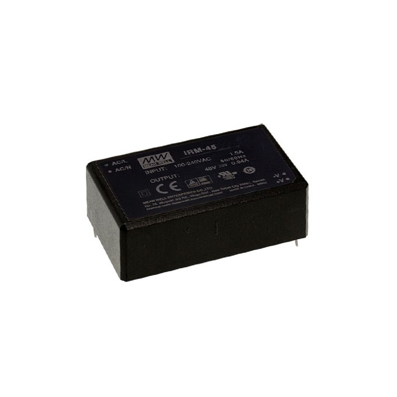 1 pcs : IRM-45-12 - AC/DC CONVERTER 12V 46W