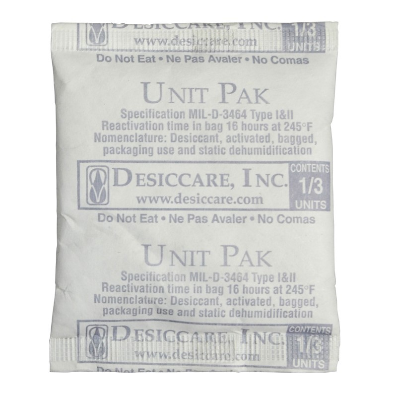 750 pcs - SCS Humidity Indicating Desiccator, 3PLDES, Silica Gel, 11g