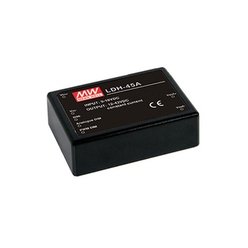 1 pcs : LDH-45A-500 - LED DRIVER CC BOOST 12-86V 500MA