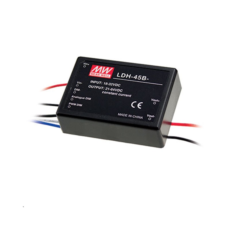 1 pcs : LDH-45B-500 - LED DRIVER CC BOOST 21-86V 500MA