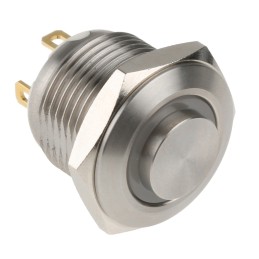 20 pcs - RS PRO Illuminated Push Button Switch, Momentary, Panel Mount, 16mm Cutout, SPST, Blue LED, 36V dc, IP67