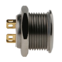 20 pcs - RS PRO Illuminated Push Button Switch, Momentary, Panel Mount, 16mm Cutout, SPST, Blue LED, 36V dc, IP67