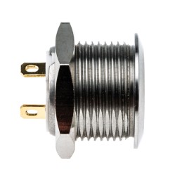 20 pcs - RS PRO Illuminated Push Button Switch, Momentary, Panel Mount, 16mm Cutout, SPST, Blue LED, 36V dc, IP67