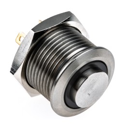 20 pcs - RS PRO Illuminated Push Button Switch, Momentary, Panel Mount, 16mm Cutout, SPST, Red LED, 36V dc, IP67