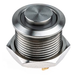 20 pcs - RS PRO Illuminated Push Button Switch, Momentary, Panel Mount, 16mm Cutout, SPST, Red LED, 36V dc, IP67