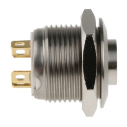 20 pcs - RS PRO Illuminated Push Button Switch, Momentary, Panel Mount, 16mm Cutout, SPST, Green LED, 36V dc, IP67