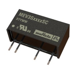 1 pcs : MEV3S1212SC - DC DC CONVERTER 12V 3W