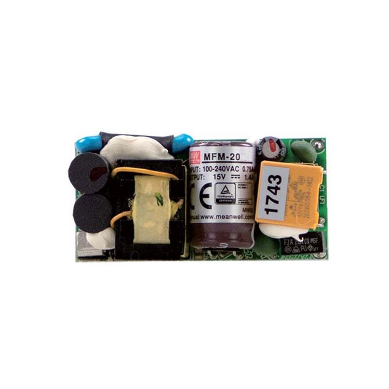 1 pcs : MFM-20-3.3 - AC/DC CONVERTER 3.3V 15W