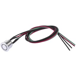 20 pcs - RS PRO Illuminated Push Button Switch, Momentary, Panel Mount, 16mm Cutout, SPST, White LED, 36V dc, IP67