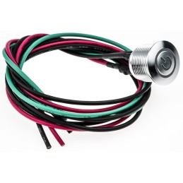 20 pcs - RS PRO Illuminated Push Button Switch, Momentary, Panel Mount, 16mm Cutout, SPST, White LED, 36V dc, IP67