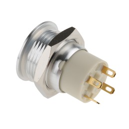 20 pcs - RS PRO Illuminated Push Button Switch, Latching, Panel Mount, 16mm Cutout, SPST, Green LED, 36V dc, IP67